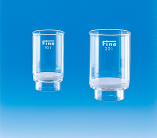 Fineガラスろ過器 1G1 るつぼ型 フィルター直径φ30 細孔100~120μm 容量30mL