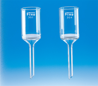 Fineガラスろ過器 3G1 ブフナー型 フィルター直径φ30 細孔100~120μm 容量30mL