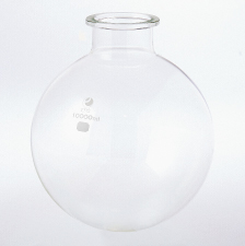 【販売終了】大型セパラフラスコ 丸底20L φ85-115溝無