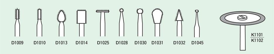 電着ダイヤモンドバー　D1031