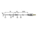 エスペックミック SUS保護管付温度センサ2φ×70 RTH-1130