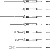 温度計用プローブ 先丸 900 22B