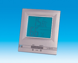 【販売終了】カスタム ELライト付デジタル温湿度計　2075