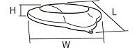 バケットカバー 5687 12L用 レッド