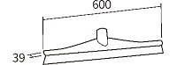 スクイージー 600mm 7160 グリーン