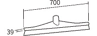 スクイージー 700mm 7170 グリーン