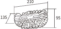 タンクブラシ ハード 7037 グリーン