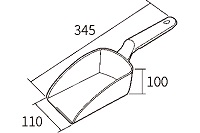 MDSハンドスコップ 1L 567599