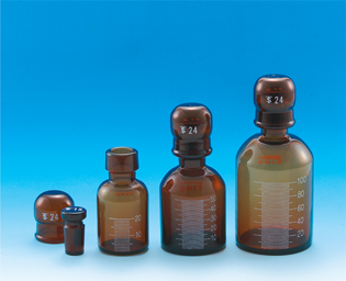 【販売終了】Fine 共通標準試薬保存容器　茶色　50mL