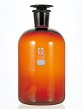 【販売終了】柴田科学 共通細口試薬びん 茶 60mL 017040-60A