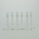 【販売終了】柴田科学 マイクロメスフラスコ スーパーグレード 白標線 1mL 6個 023050-1A