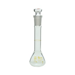 柴田科学 メスフラスコ(全量フラスコ)透明 スーパーグレード 茶標線 5mL 020060-05A