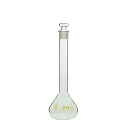 柴田科学 メスフラスコ(全量フラスコ)透明 スーパーグレード 茶標線 50mL 020060-050A