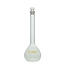 柴田科学 メスフラスコ(全量フラスコ)透明 スーパーグレード 茶標線 200mL 020060-0200A