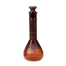 【販売終了】柴田科学 短形メスフラスコ(全量フラスコ) 茶 ガラス平栓付 100mL 023080-1001A