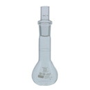 【販売終了】柴田科学 SPCメスフラスコ 短形(全量フラスコ)白 SPCキャップ付 100mL 6個 020080-1001A
