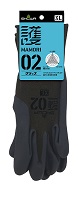護(MAMORI) 02 グリップ手袋 ニトリルゴム XL 10双