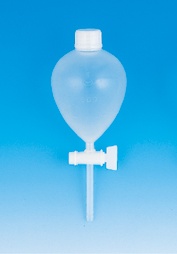 【販売終了】分液ロート丸形 300mL PEコック