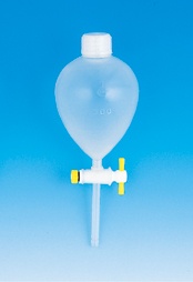 【販売終了】分液ロート丸形300mL PTFEコック