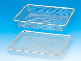 Tgk 東京硝子器械 Trywinz ピシャット網かごステンレス製 深 21取