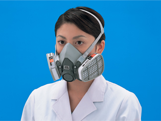 【販売終了】吸収缶　6009　水銀蒸気用　6組