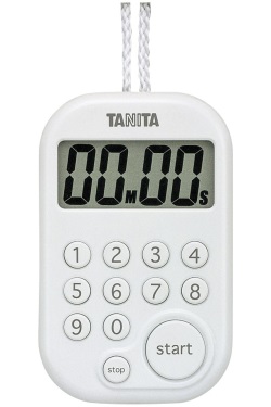タニタ デジタルタイマー 100分計 TD-379-WH 白
