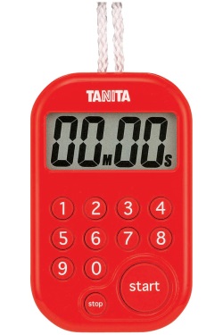 【販売終了】タニタ ダイヤルタイマー 100分計 TD-379-RD 赤