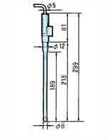 【販売終了】pH電極試験管用 GST-5427C