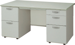 両袖デスク NED167BA-AWH