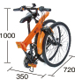 構内・災害時用ノーパンク自転車 THR-5526