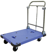 【販売終了】静音樹脂製台車 ストッパー付 DSK-301B3