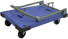 静音樹脂製台車 ストッパー付 DSK-301B3
