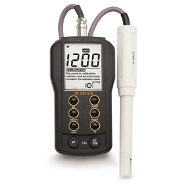 ハンナインスツルメンツ・ジャパン ポータブルpH/EC/TDS/℃計 HI 9813-6N