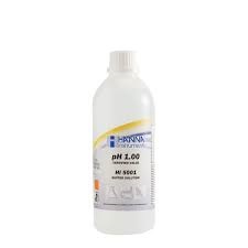 ハンナインスツルメンツ・ジャパン pH標準液(テクニカルタイプ)pH 1.00 @25℃ 証明書付 500mL HI 5001