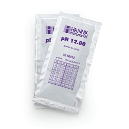 ハンナインスツルメンツ・ジャパン pH標準液(テクニカルタイプ)pH 12.00 @25℃ 証明書付 20mL×25袋 HI 50012-02