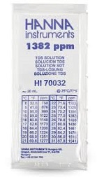 ハンナインスツルメンツ・ジャパン TDS標準液(スタンダードタイプ)1382 ppm @25℃ 20mL×25袋 HI 70032P
