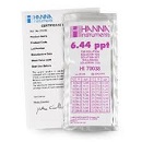 ハンナインスツルメンツ・ジャパン TDS標準液(スタンダードタイプ)6.44ppt @25℃ 証明書付 20mL×25袋 HI 70038C