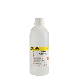 ハンナインスツルメンツ・ジャパン pH標準液(スタンダードタイプ)pH 6.86 @25℃ 証明書付 500mL HI 7006L/C