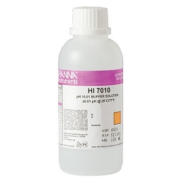 ハンナインスツルメンツ・ジャパン pH標準液(スタンダードタイプ)pH 10.01 @25℃ 230mL HI 7010M