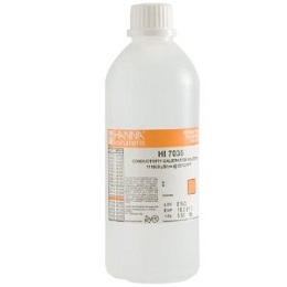 ハンナインスツルメンツ・ジャパン EC標準液(スタンダードタイプ)111800 μS/cm(111.8mS/cm)@25℃ 500mL HI 7035L