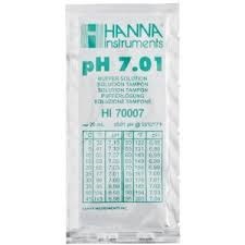 ハンナインスツルメンツ・ジャパン pH標準液(スタンダードタイプ)pH 7.01 20ml×10袋 HI 77700P