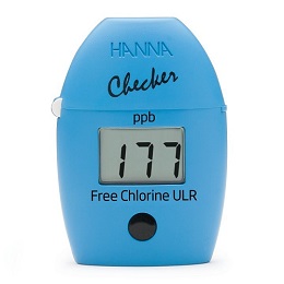 ハンナインスツルメンツ・ジャパン デジタル残留塩素チェッカー Checker HC(遊離塩素 ULR)0~500ppb HI 762