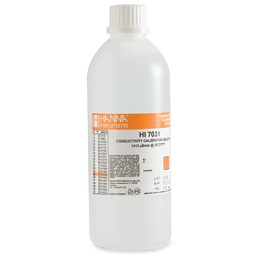 ハンナインスツルメンツ・ジャパン EC標準液(スタンダードタイプ)1413 μS/cm @25℃ 証明書付 500mL HI 7031L/C
