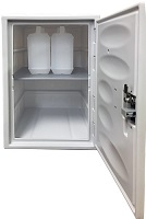薬品保管庫 樹脂製 白扉 錠付 TS-W385M