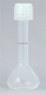 【販売終了】PFA メスフラスコ 100mL F-1200-003