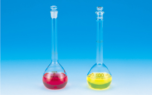 【販売終了】メスフラスコ 透明 100mL SU