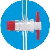 ビュレット 透明 TF活栓付 50mL 2442131