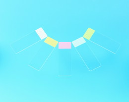 松浪硝子工業 ベーシックフロスト イエロー 白縁磨 No.2 100枚 S0022