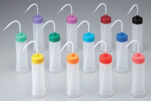 【販売終了】BIIカラーCAP洗浄びんスリム 200mL 色3 R