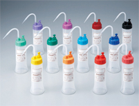【販売終了】B型カラーCAP洗浄びんスリム 200mL 色8 CB
